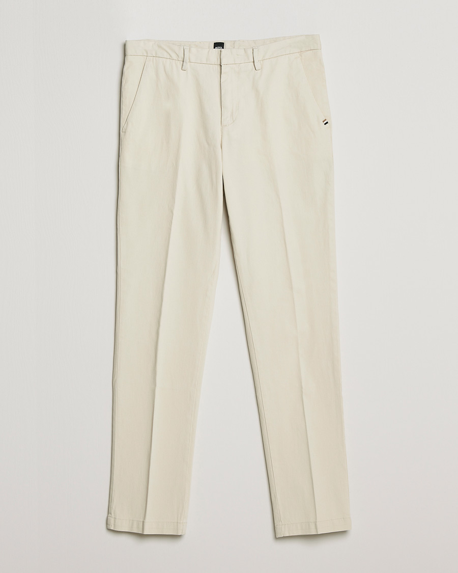 Herren | Hosen | BOSS BLACK | Kaito1 Structured Trousers Open White