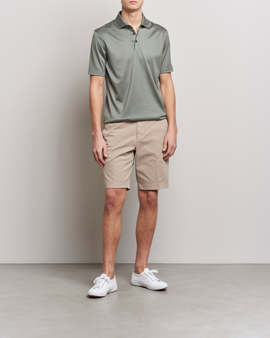 Herren | Shorts | BOSS BLACK | Slice Chino Shorts Open Beige