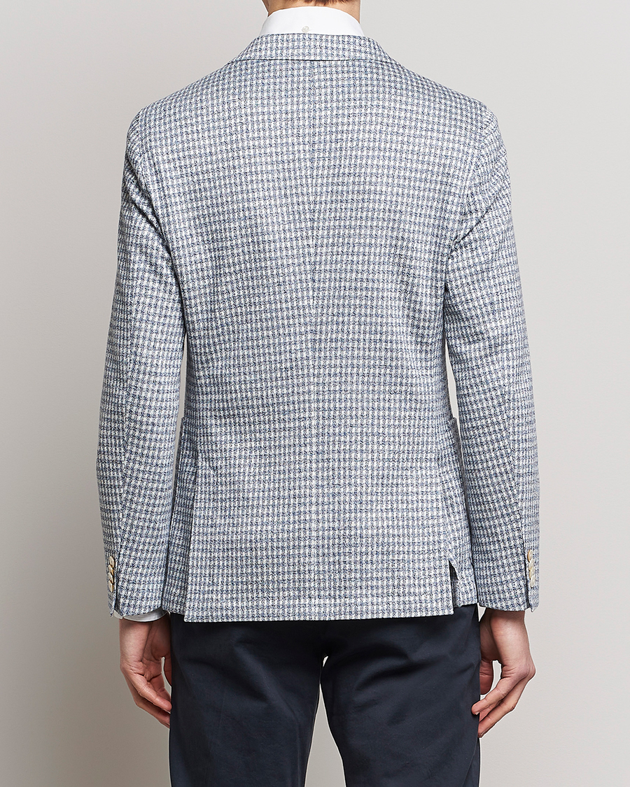 Herren | Sakkos | BOSS BLACK | Hanry Linen/Cotton Structured Blazer Open Blue