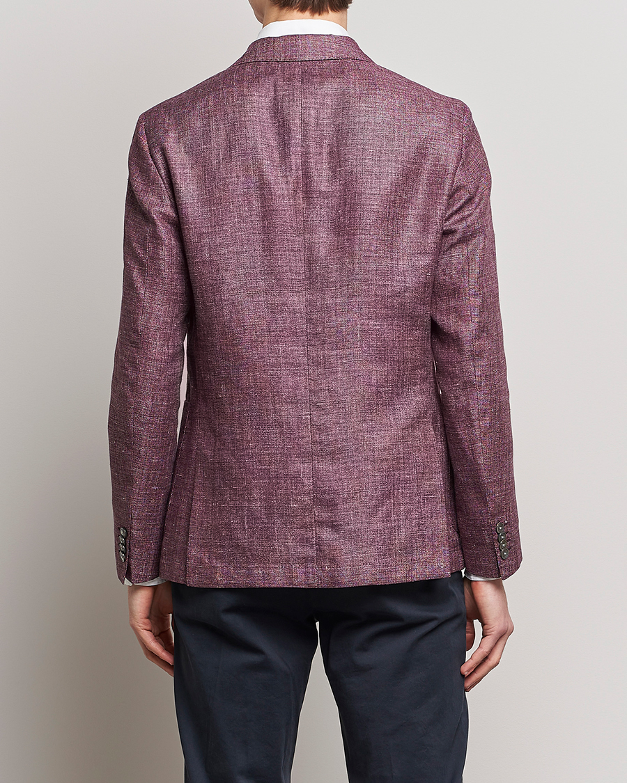 Herren | Sakkos | BOSS BLACK | Hanry Linen/Wool Blazer Dark Red