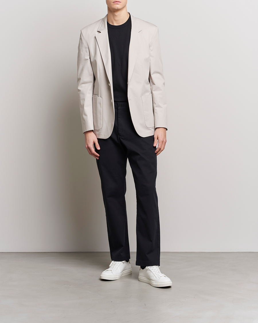 Herren | Sakkos | HUGO | Haero Cotton Patch Pocket Blazer Light Beiege