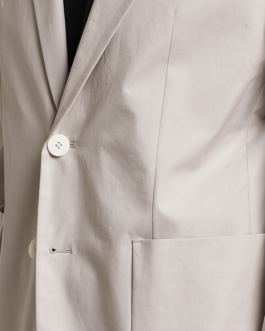 Herren | Sakkos | HUGO | Haero Cotton Patch Pocket Blazer Light Beiege
