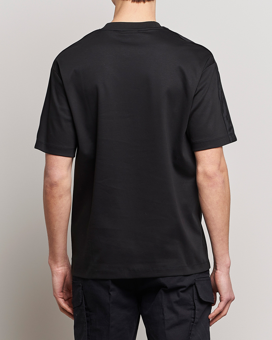 Herren | T-Shirts | HUGO | Dalix Logo Crew Neck T-Shirt Black