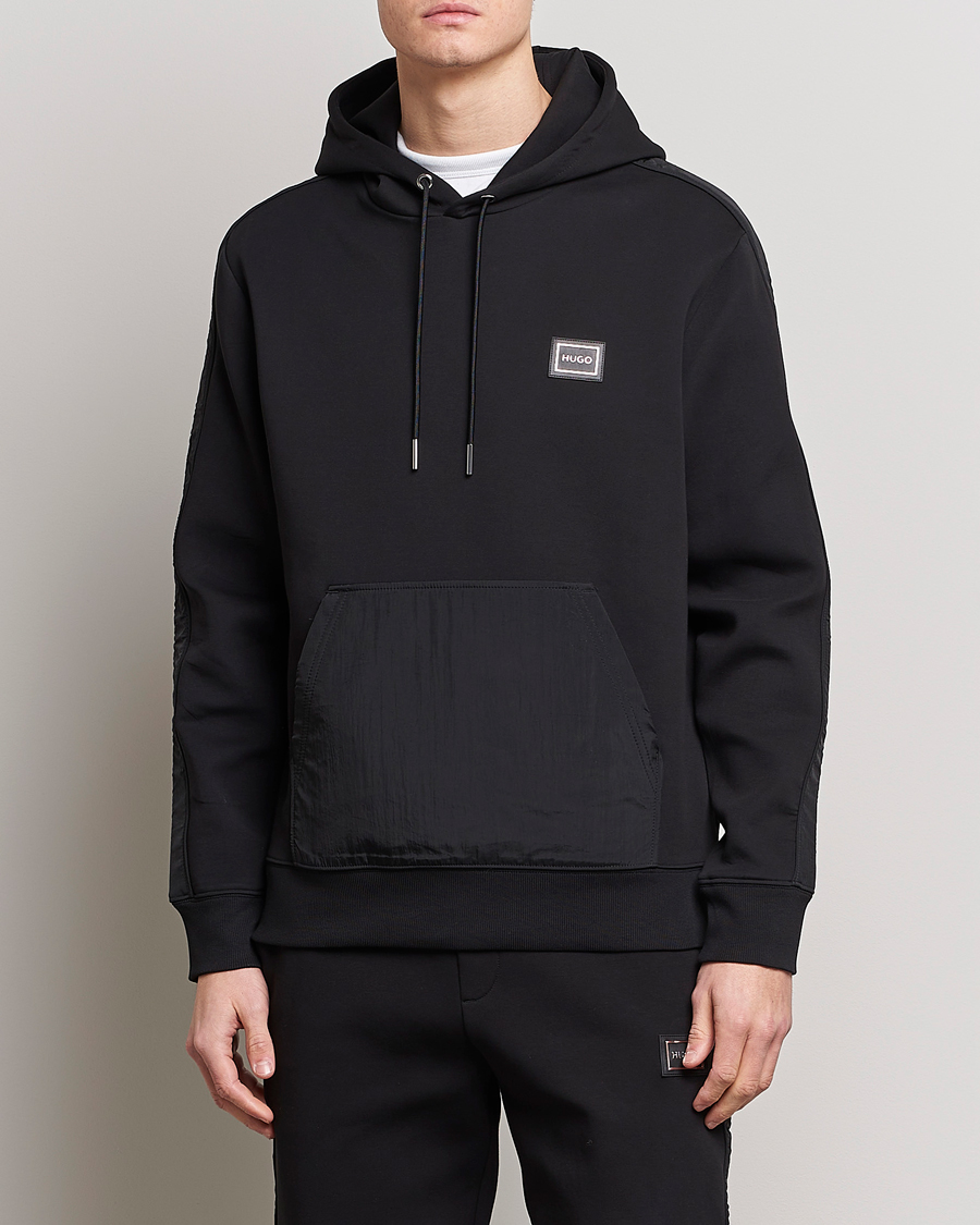 Herren | Pullover | HUGO | Daulo Logo Hoodie Black