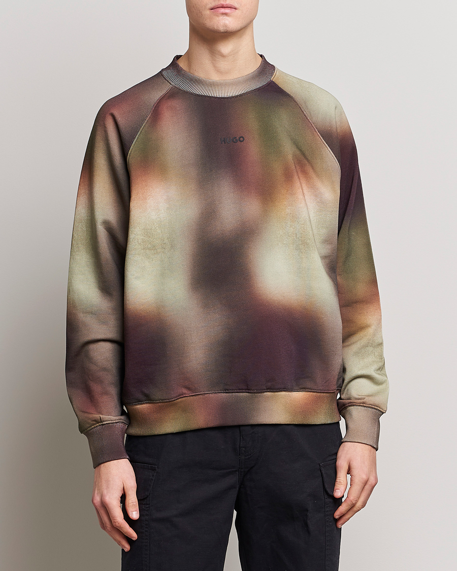 Herren | Pullover | HUGO | Dopiapo Camo Crew Neck Sweatshirt Multi