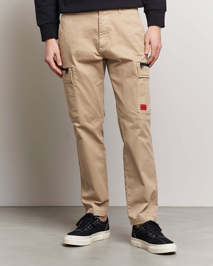 Herren | Hosen | HUGO | Glian Ripstop Cargo Pants Medium Beige