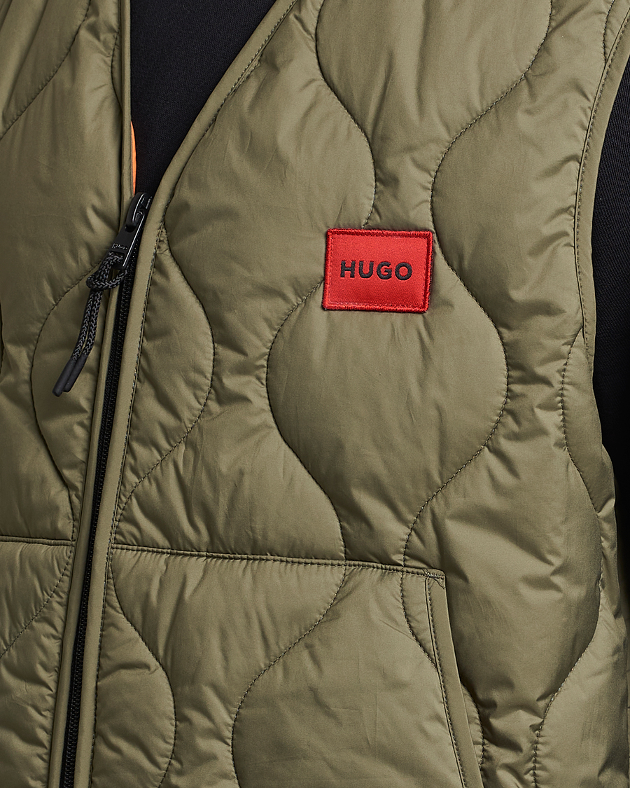 Herren | Westen | HUGO | Bethano Onion Quilt Vest Open Green