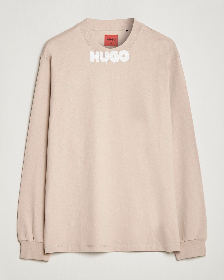 Herren | Pullover | HUGO | Dotopaxi Logo Crew Neck Sweatshirt Light Beige