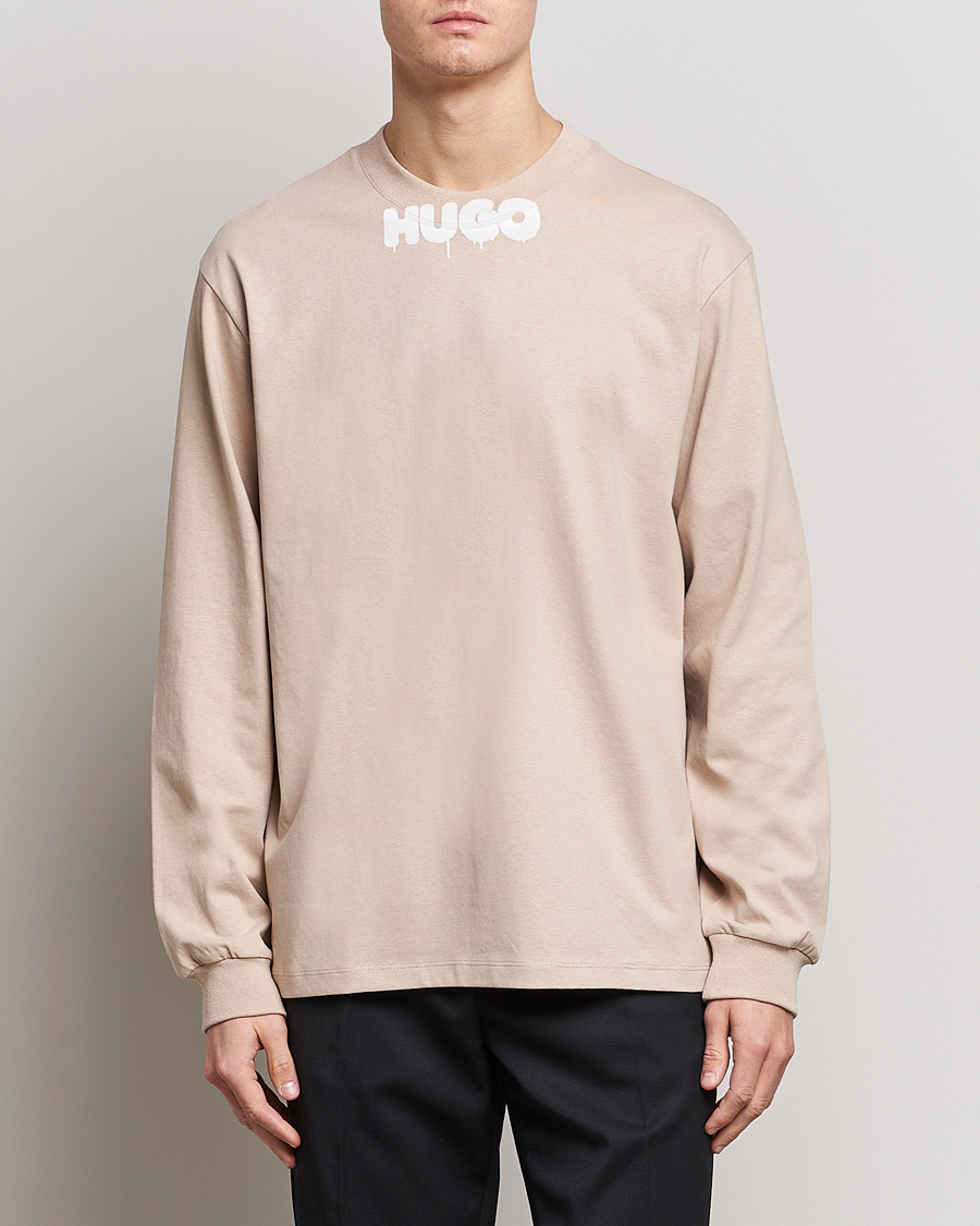 Herren | Pullover | HUGO | Dotopaxi Logo Crew Neck Sweatshirt Light Beige