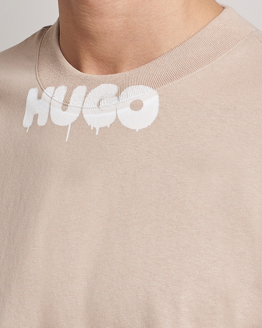 Herren | Pullover | HUGO | Dotopaxi Logo Crew Neck Sweatshirt Light Beige