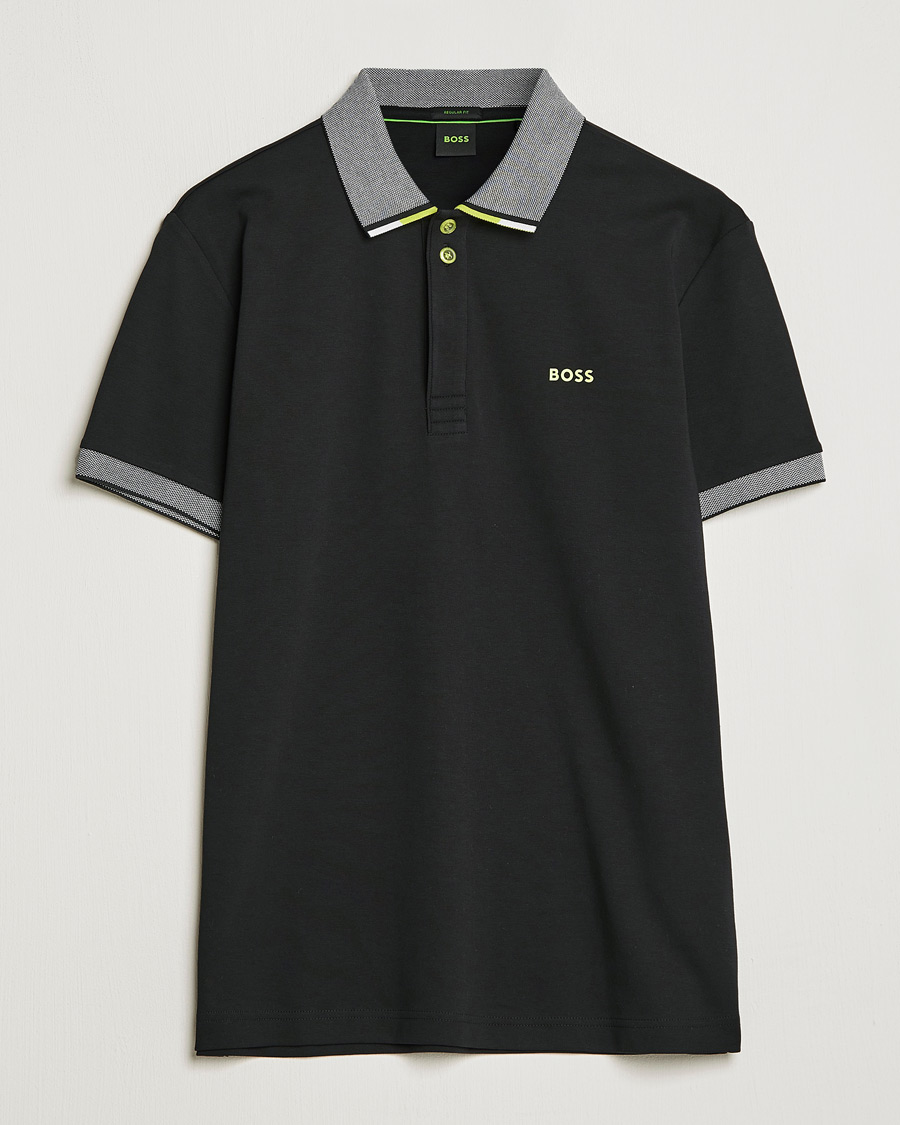Herren | Poloshirts | BOSS GREEN | Paddy Performance Piké Black