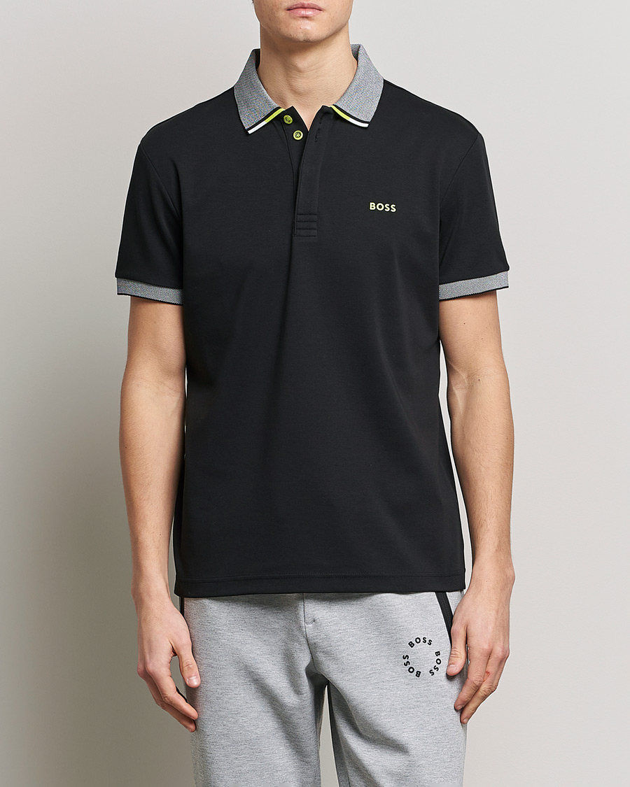 Herren | Poloshirts | BOSS GREEN | Paddy Performance Piké Black