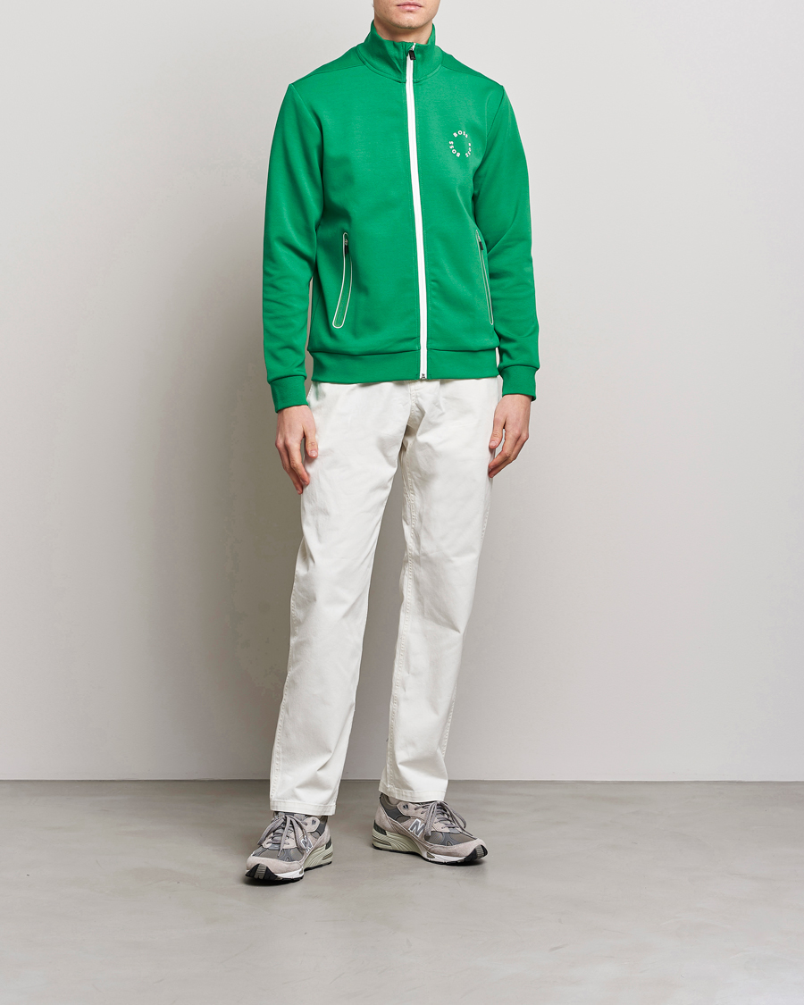 Herren | Pullover | BOSS GREEN | Skaz Full-Zip Open Green