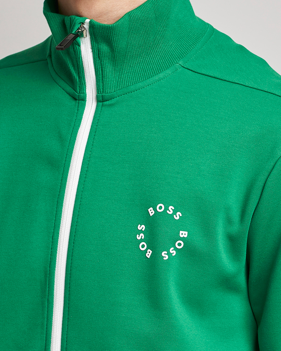 Herren | Pullover | BOSS GREEN | Skaz Full-Zip Open Green