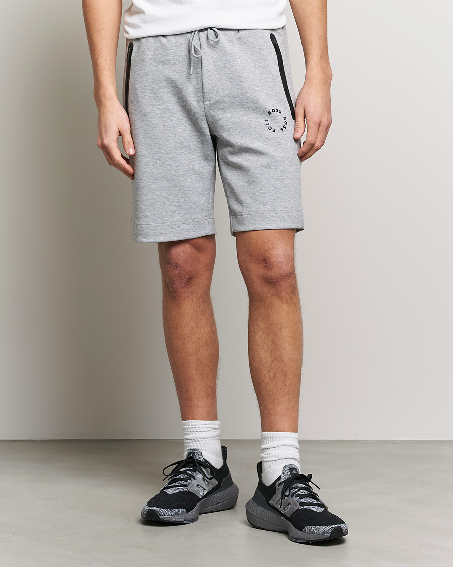 Herren | Shorts | BOSS GREEN | Headlo Sweatshorts Light Grey