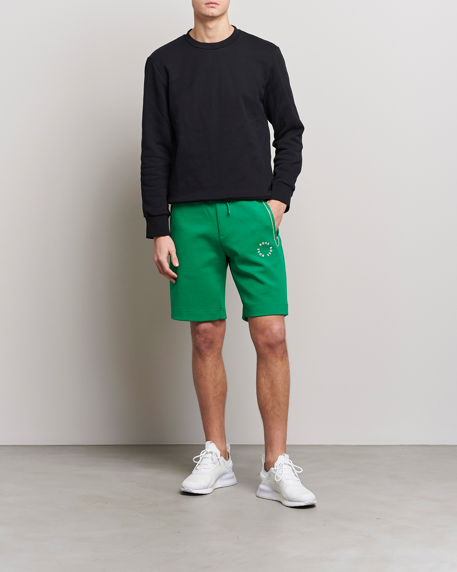 Herren | Shorts | BOSS GREEN | Headlo Sweatshorts Open Green
