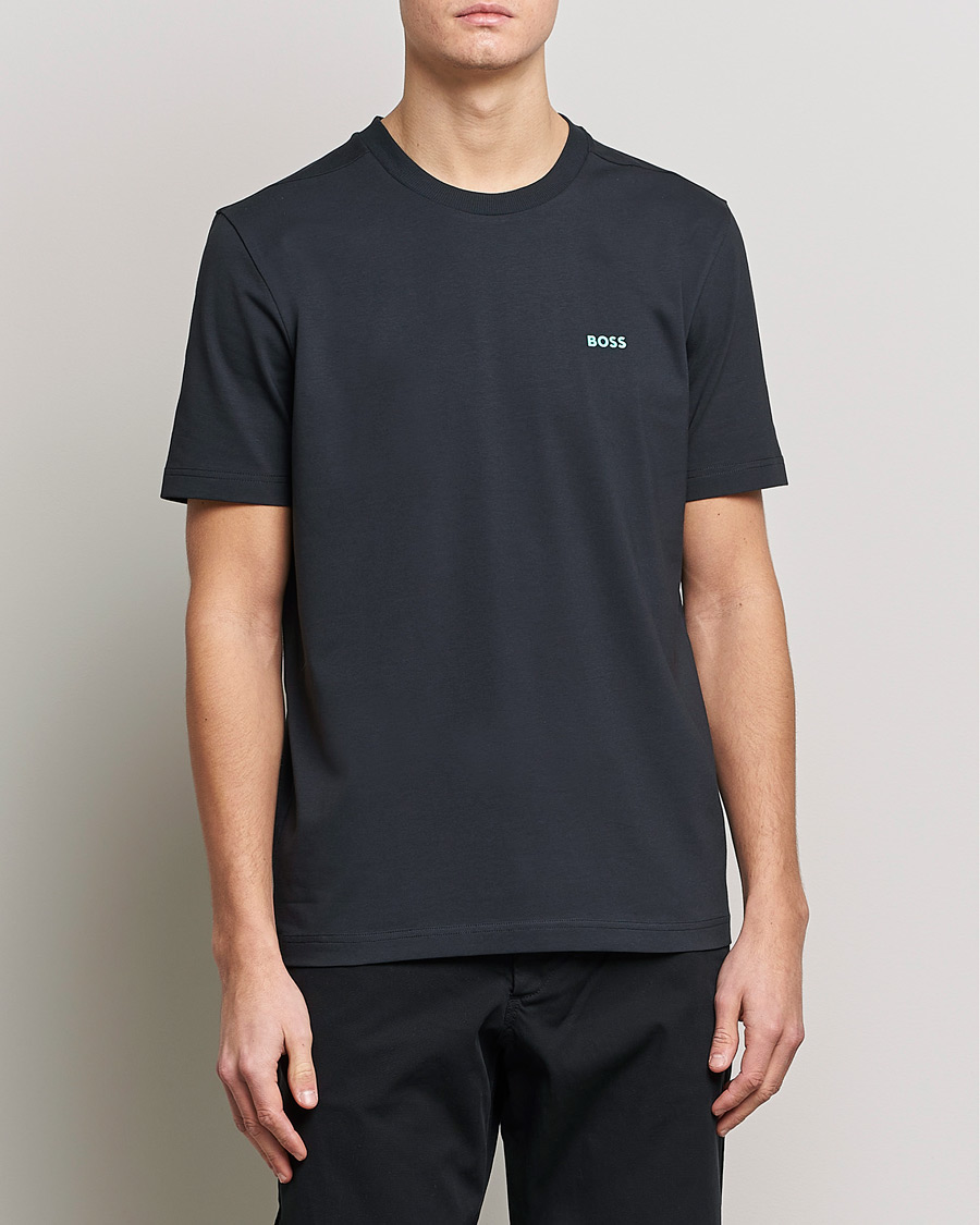 Herren | T-Shirts | BOSS GREEN | Logo Crew Neck T-Shirt Dark Blue