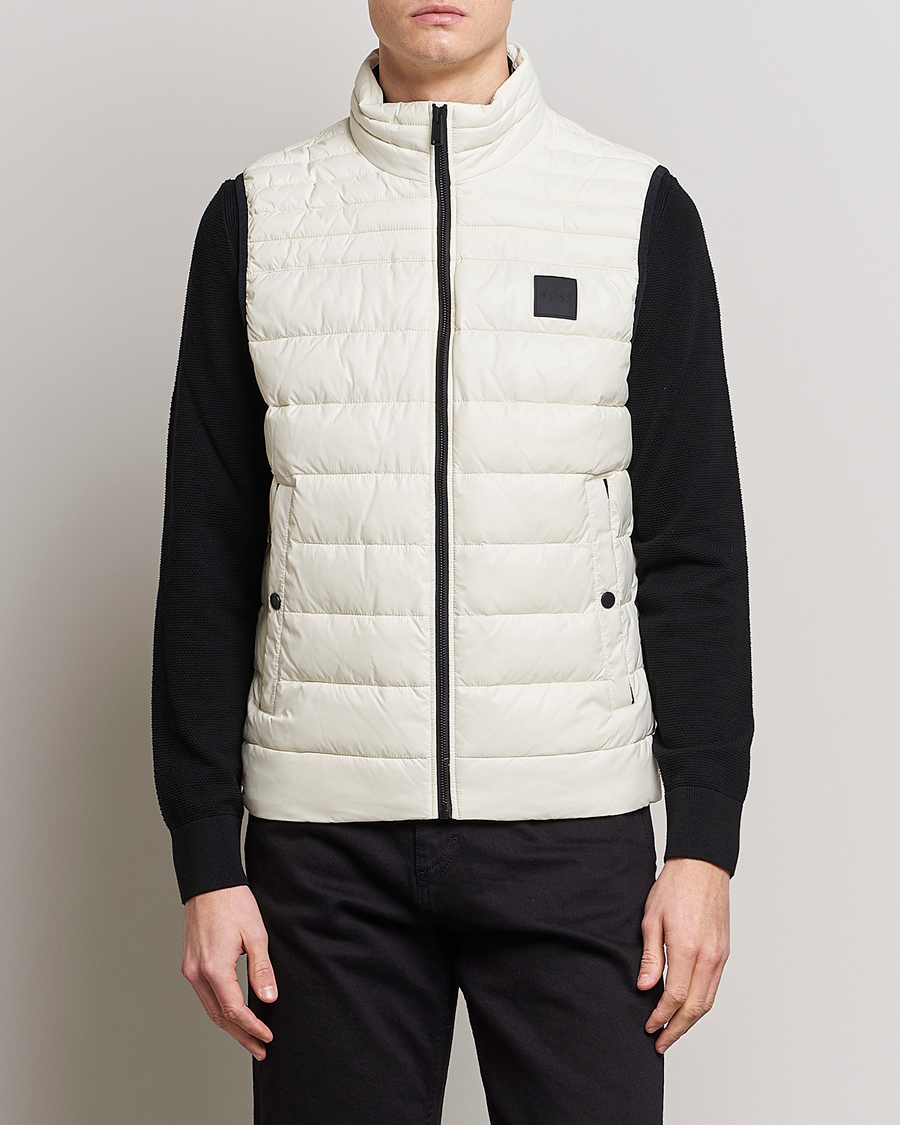 Herren | Westen | BOSS ORANGE | Odeno Down Vest Light Beige