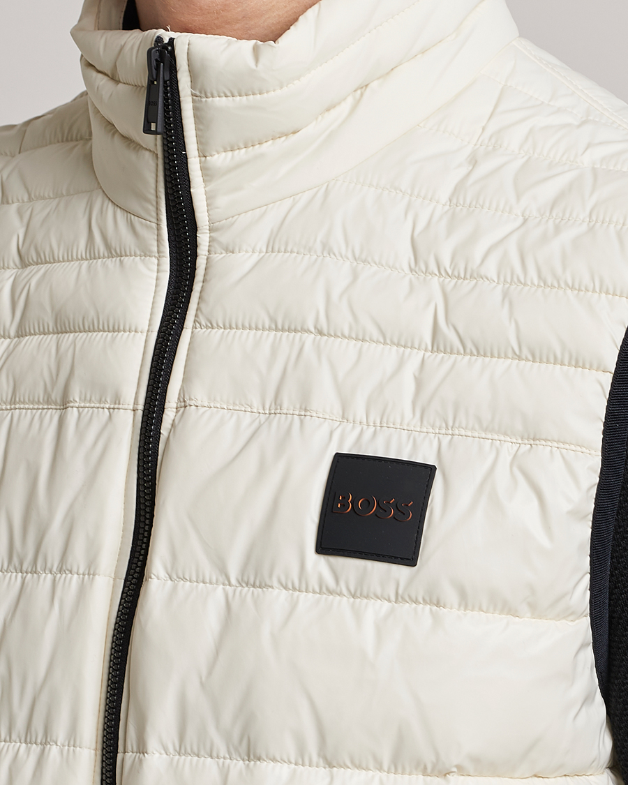Herren | Westen | BOSS ORANGE | Odeno Down Vest Light Beige