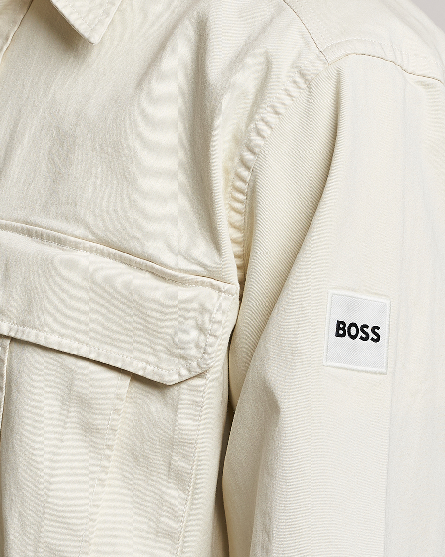 Herren | Hemden | BOSS ORANGE | Lisel Pocket Overshirt Light Beige