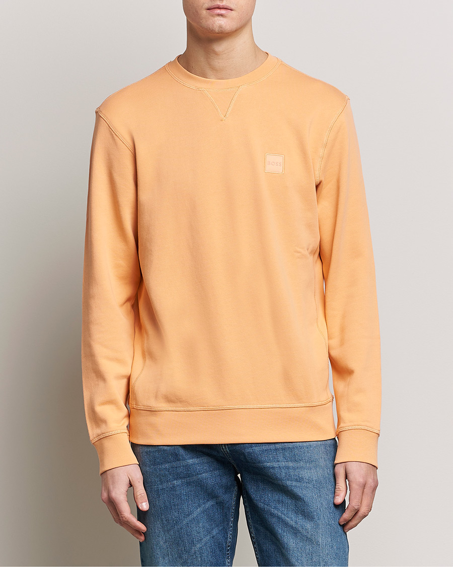 Herren | Pullover | BOSS ORANGE | Westart Logo Sweatshirt Pastel Orange