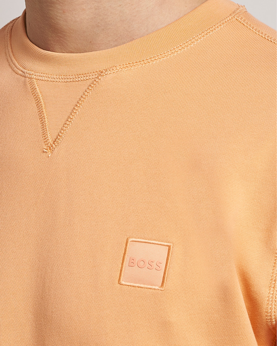 Herren | Pullover | BOSS ORANGE | Westart Logo Sweatshirt Pastel Orange