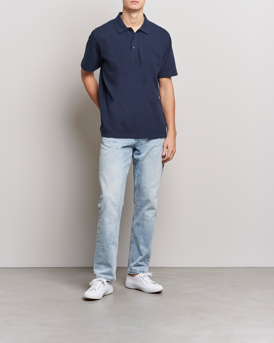 Herren | Poloshirts | BOSS ORANGE | Petempesto Knitted Polo Dark Blue