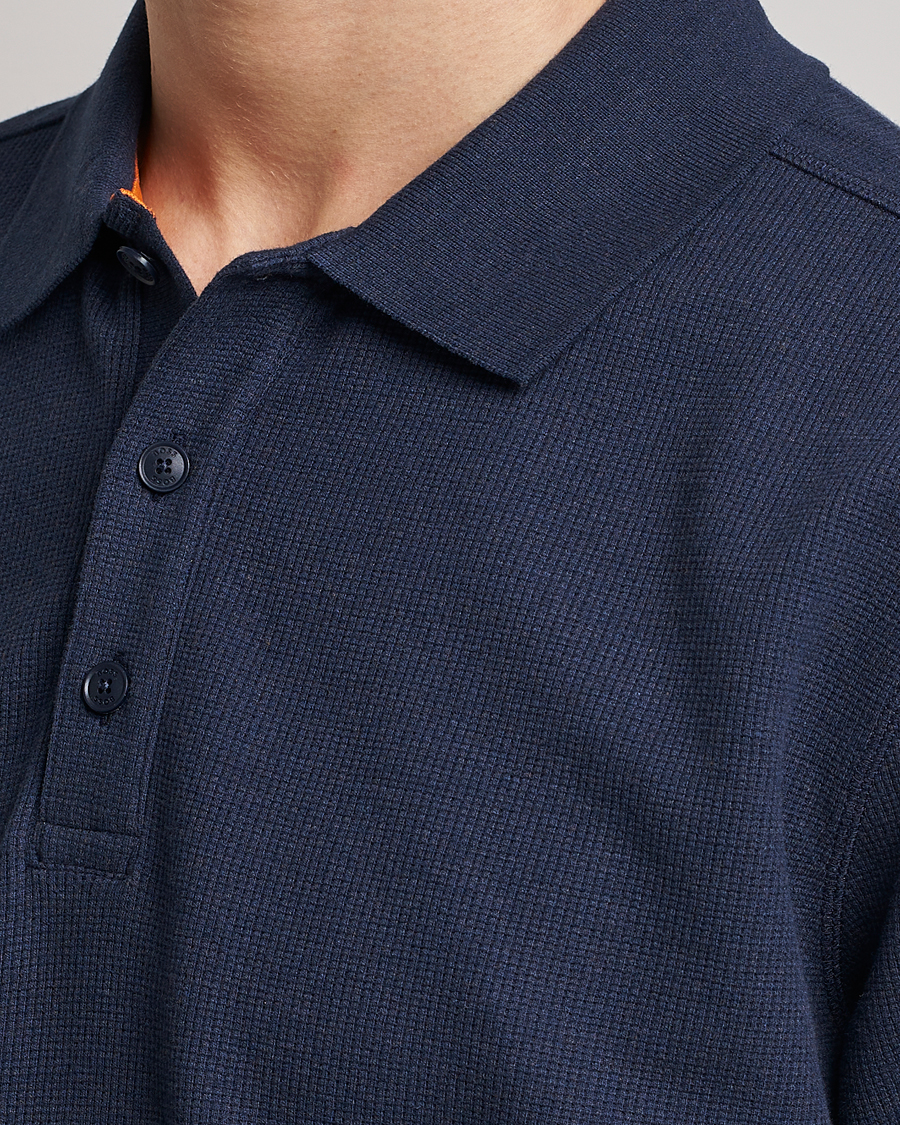 Herren | Poloshirts | BOSS ORANGE | Petempesto Knitted Polo Dark Blue