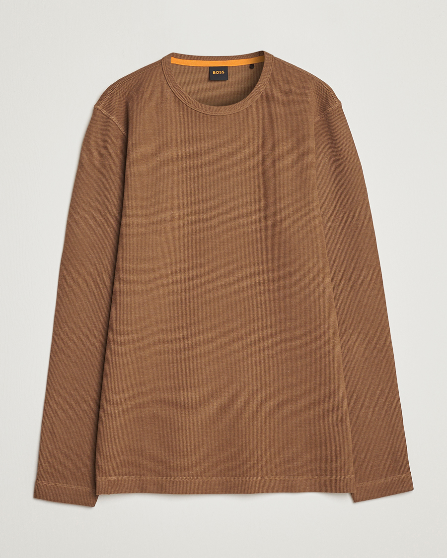 Herren | Pullover | BOSS ORANGE | Tempesto Sweater Open Beige