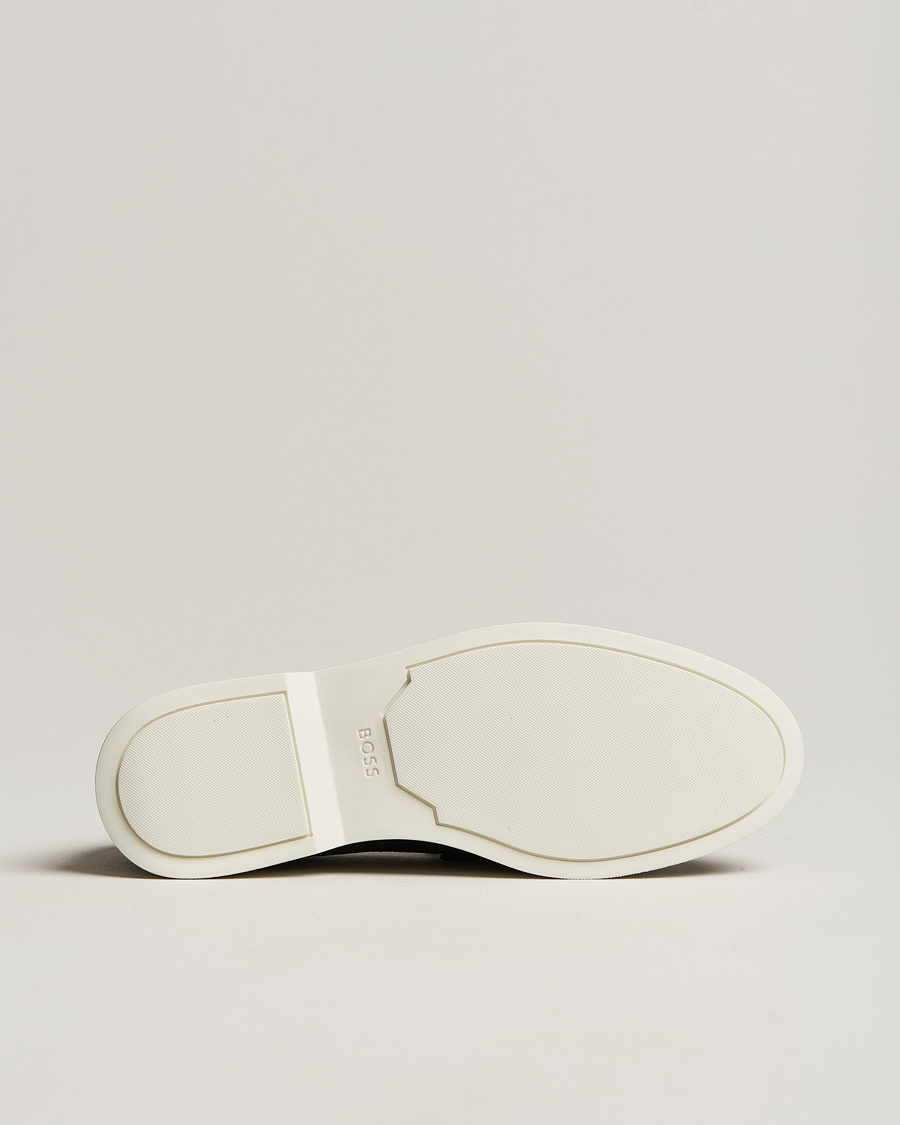 Herren | Sienne Suede Loafer Dark Blue | BOSS BLACK | Sienne Suede Loafer Dark Blue