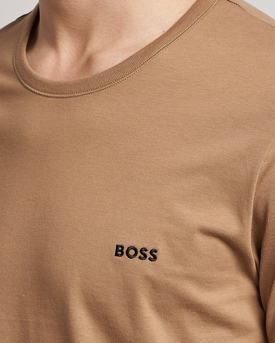 Herren | T-Shirts | BOSS BLACK | 3-Pack Crew Neck T-Shirt Beige/White/Black