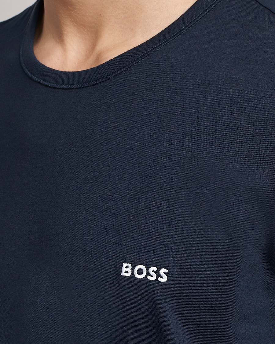Herren | T-Shirts | BOSS BLACK | 3-Pack Crew Neck T-Shirt Navy/Green/White