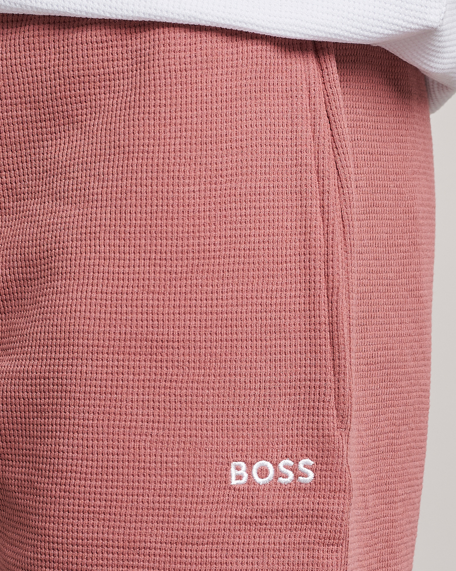 Herren | Shorts | BOSS BLACK | Waffle Logo Shorts Open Pink