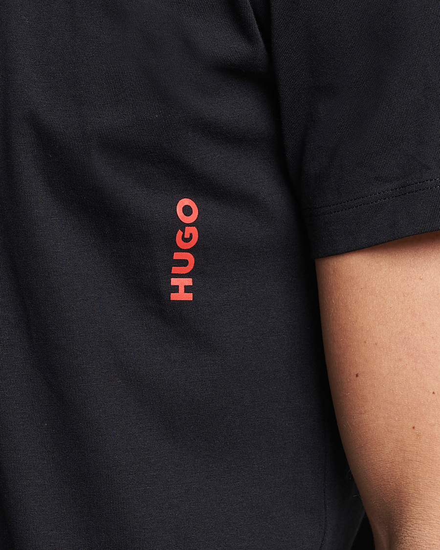 Herren | T-Shirts | HUGO | 2-Pack Logo Crew Neck T-Shirt White/Black