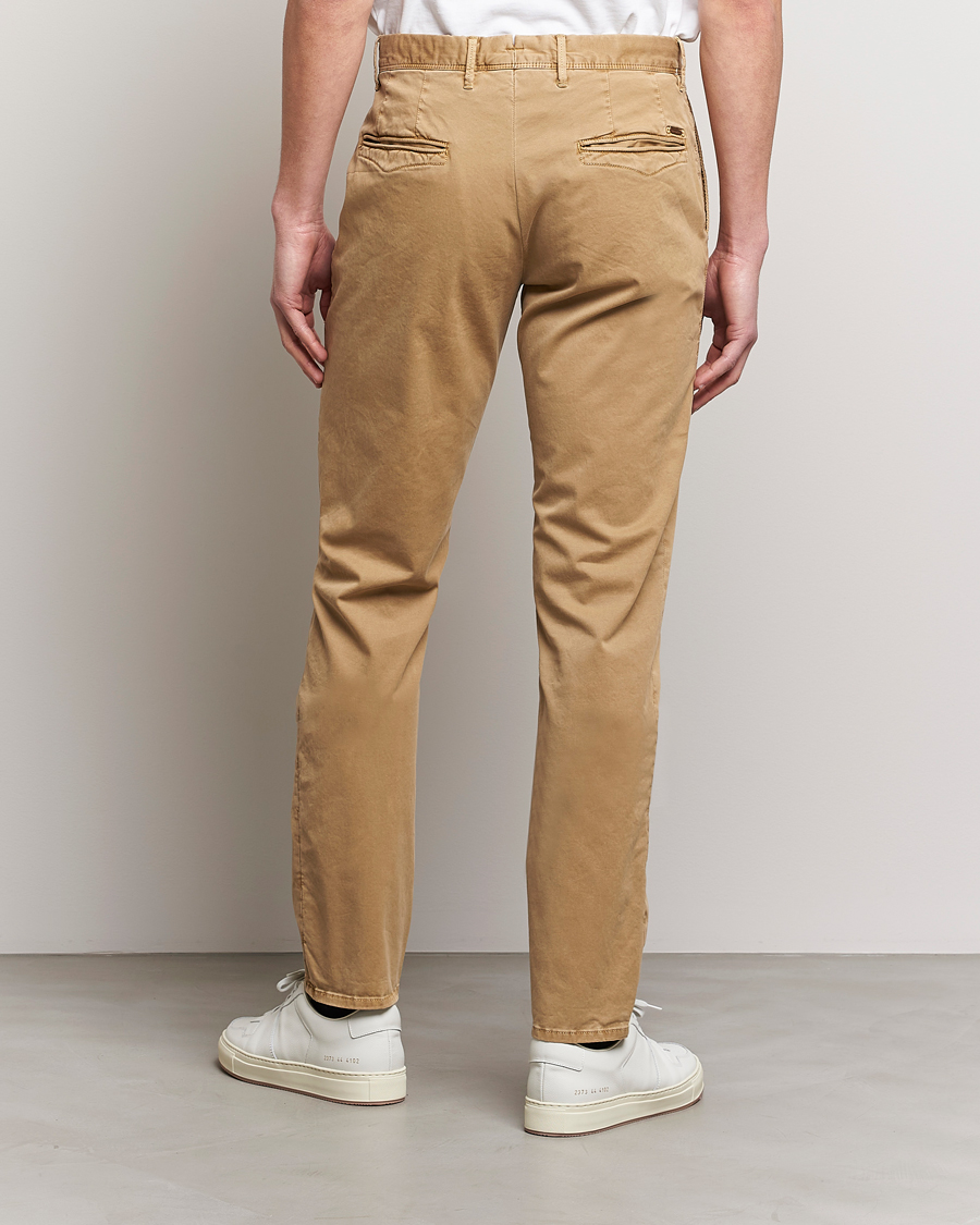 Herren | Hosen | Incotex | Slim Fit Garment Dyed Slacks Khaki