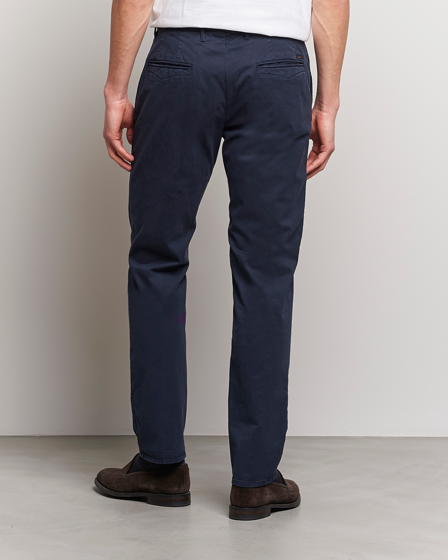 Herren | Hosen | Incotex | Slim Fit Garment Dyed Slacks Navy