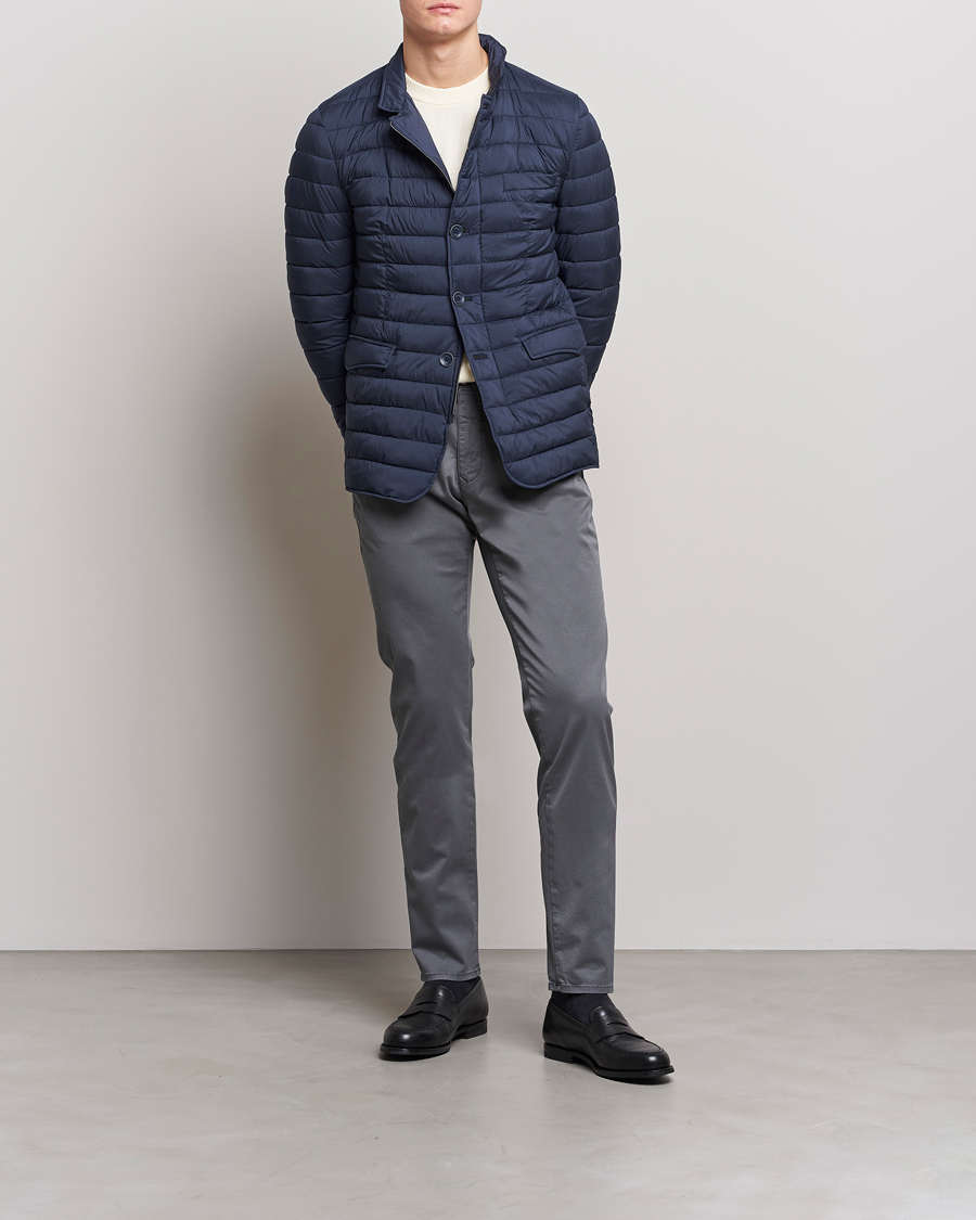 Herren | Hosen | Incotex | Slim Fit Garment Dyed Slacks Dark Grey