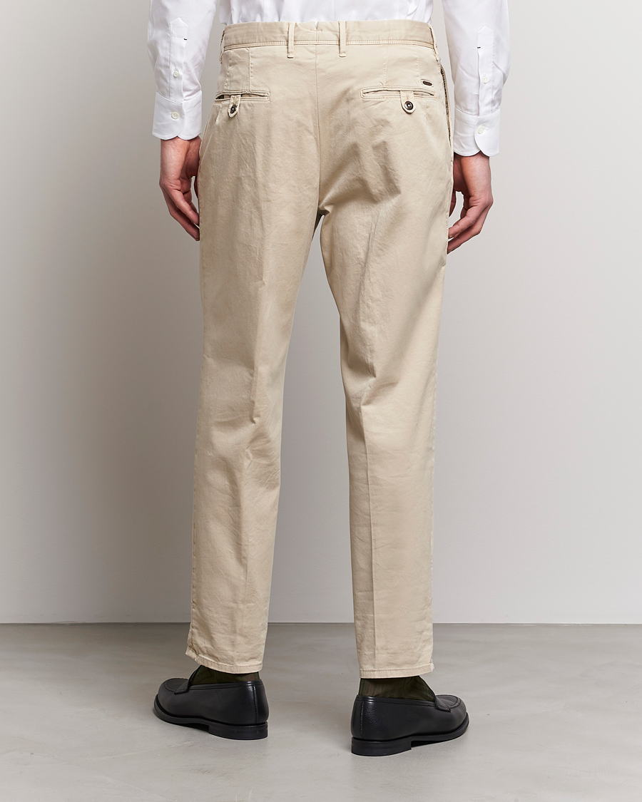 Herren | Hosen | Incotex | Tapered Fit Pleated Slacks Beige