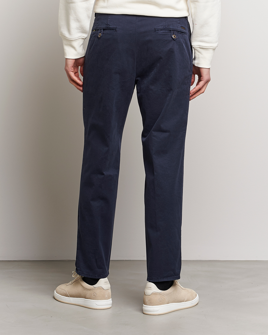 Herren | Hosen | Incotex | Tapered Fit Pleated Slacks Navy