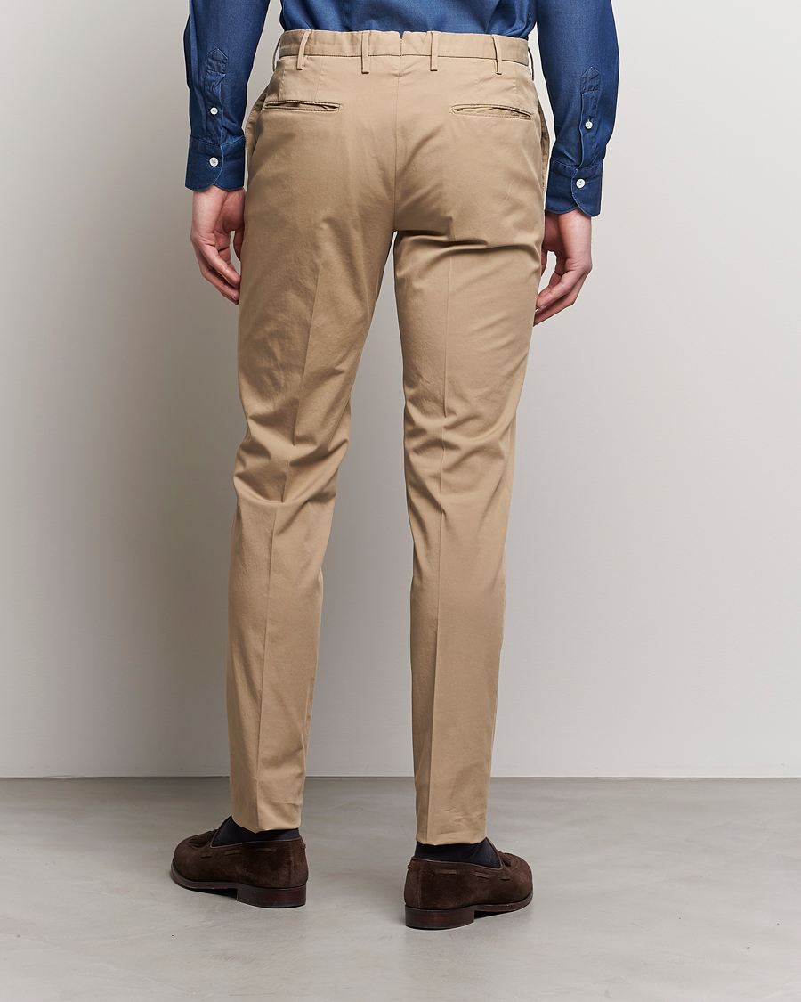 Herren | Hosen | Incotex | Slim Fit Comfort Chinos Beige