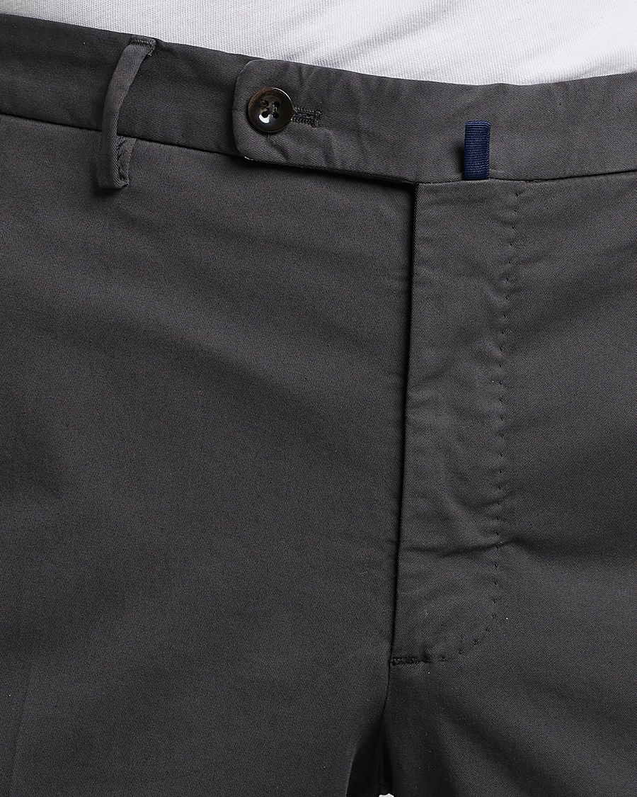 Herren | Hosen | Incotex | Regular Fit Comfort Chinos Charcoal