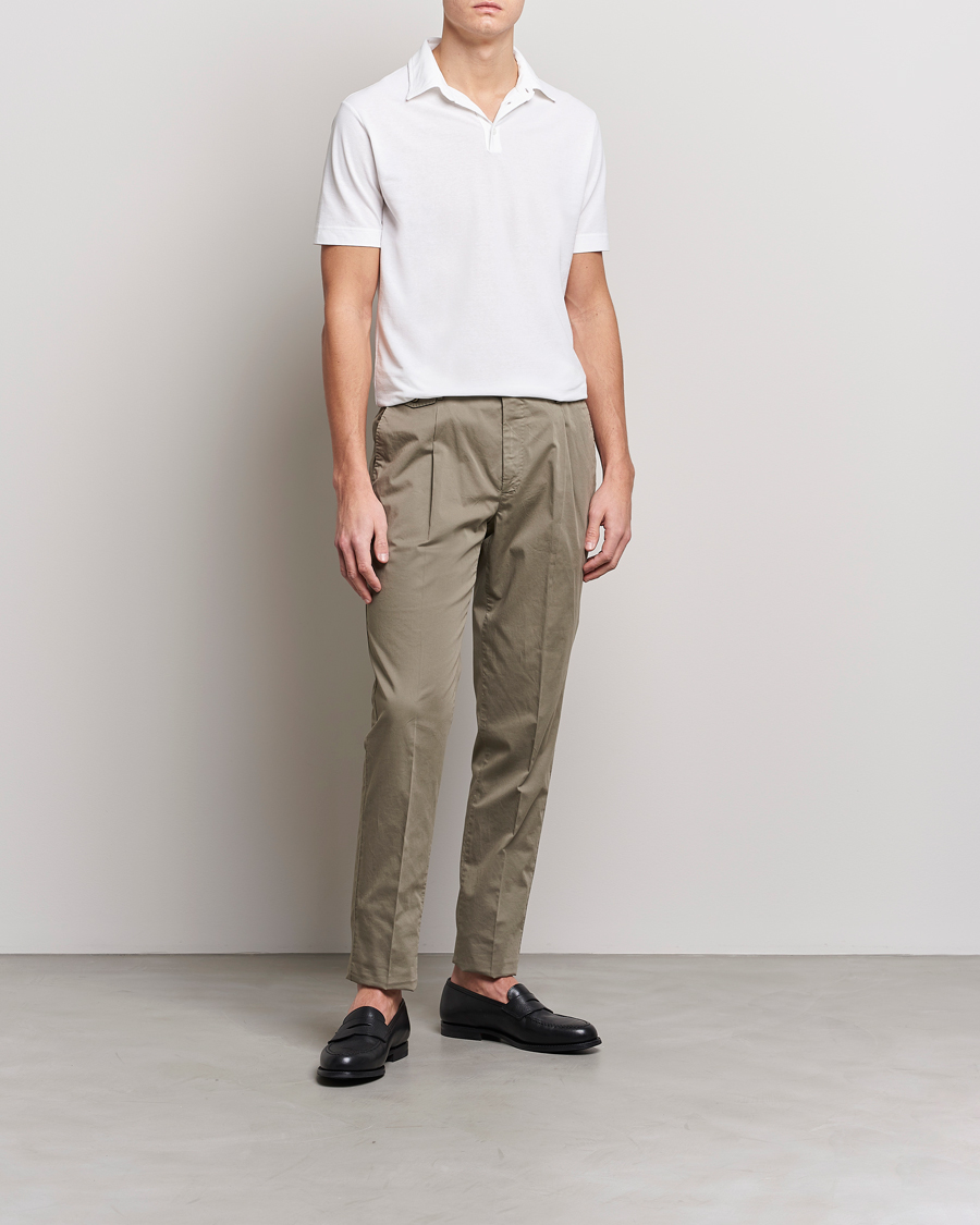 Herren | Poloshirts | Zanone | Ice Cotton Polo White