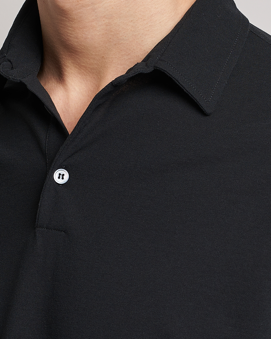 Herren | Poloshirts | Zanone | Ice Cotton Polo Black