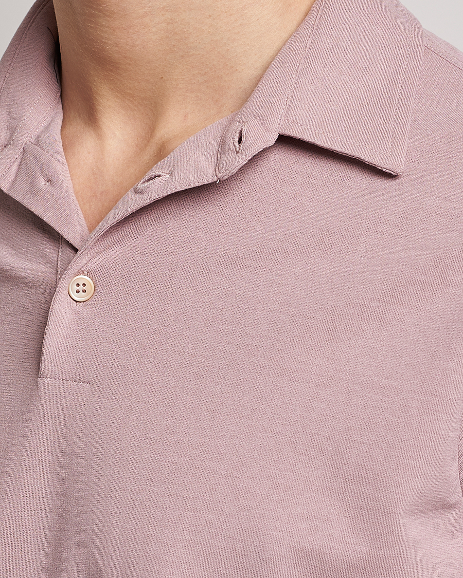 Herren | Poloshirts | Zanone | Ice Cotton Polo Washed Pink
