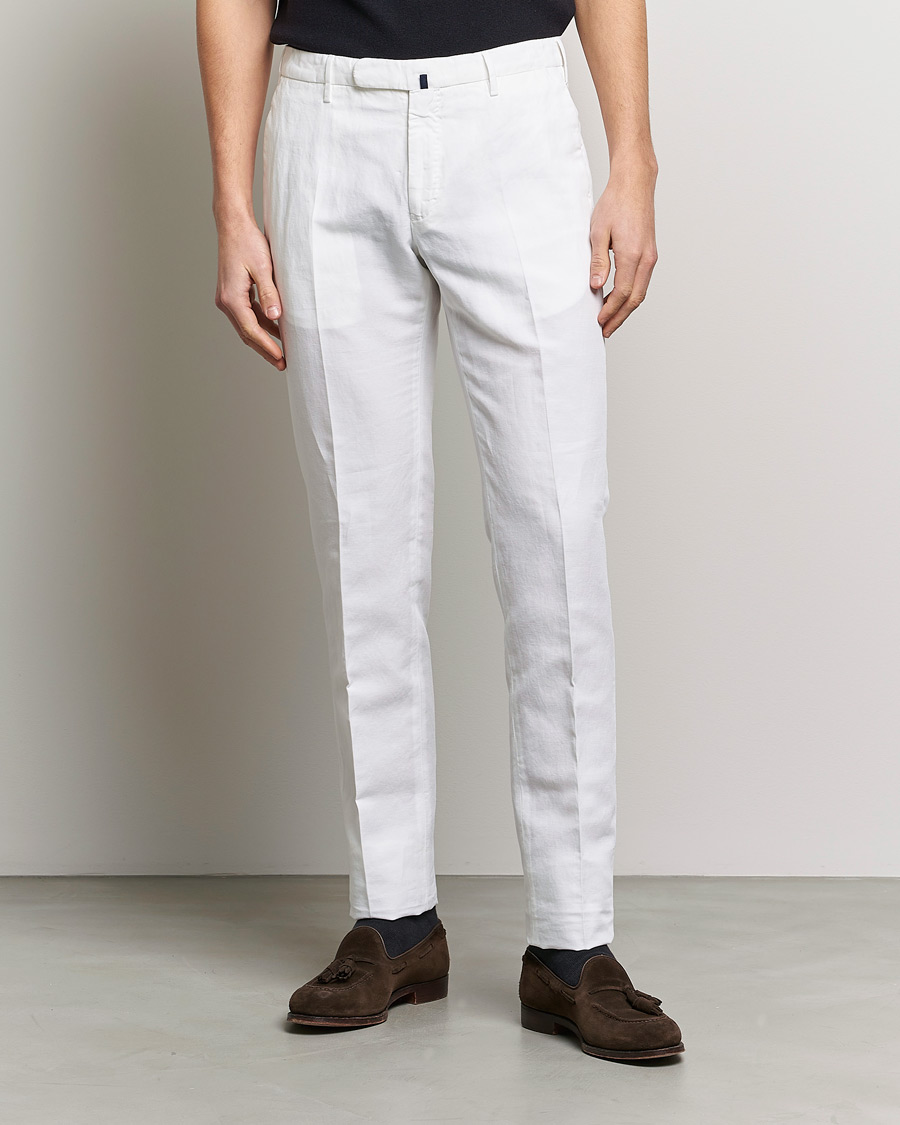 Herren | Hosen | Incotex | Slim Fit Chinolino Trousers White