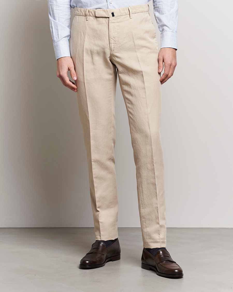 Herren | Hosen | Incotex | Slim Fit Chinolino Trousers Beige