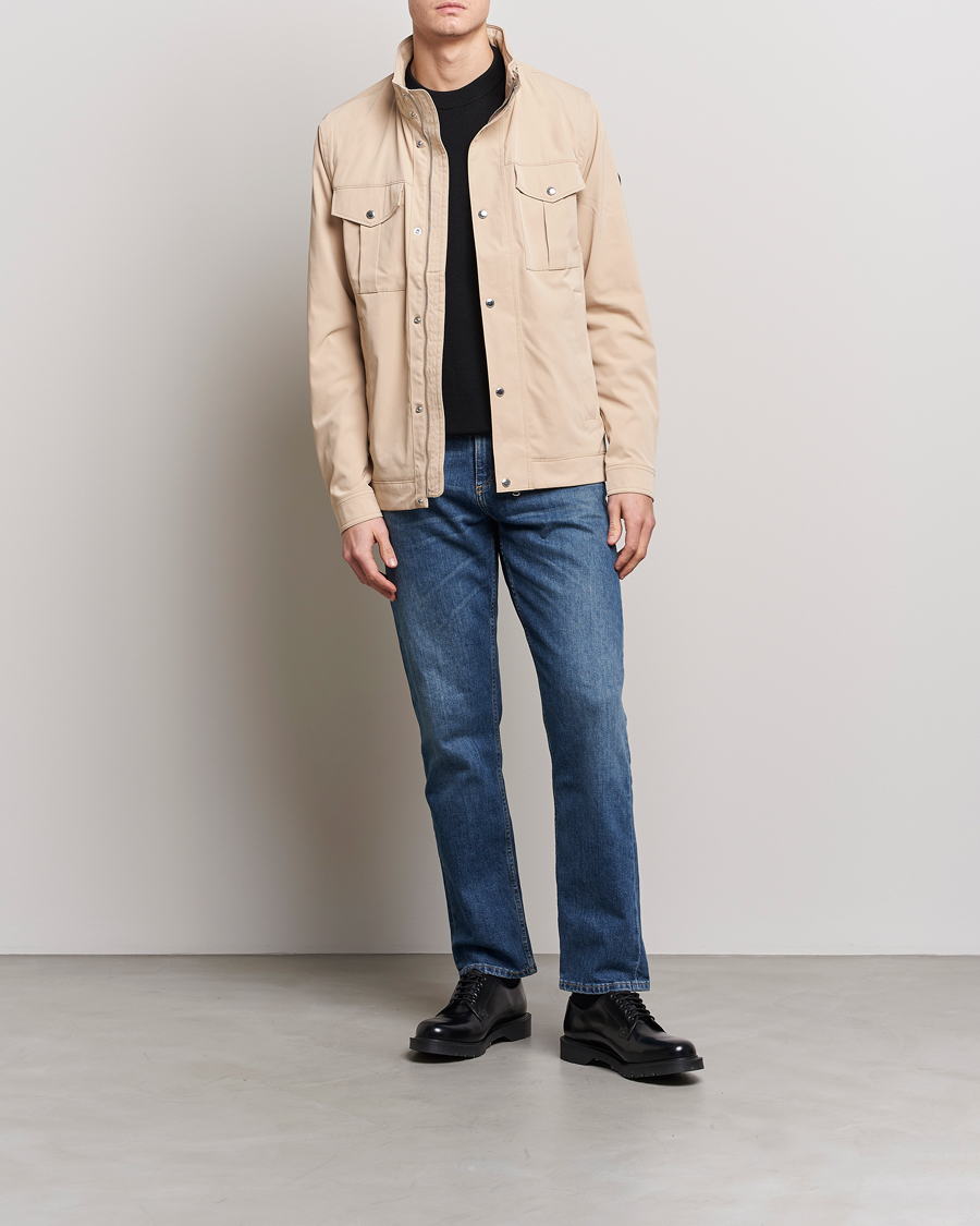 Herren | Jacken | J.Lindeberg | Bailey Field Jacket Safari Beige