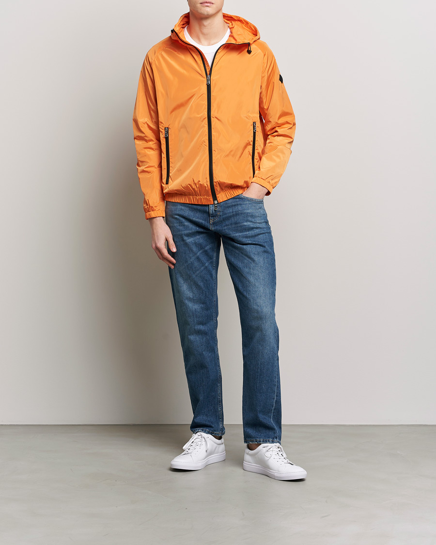 Herren | Jacken | J.Lindeberg | Trace Solid Padded Poly Jacket Russet Orange