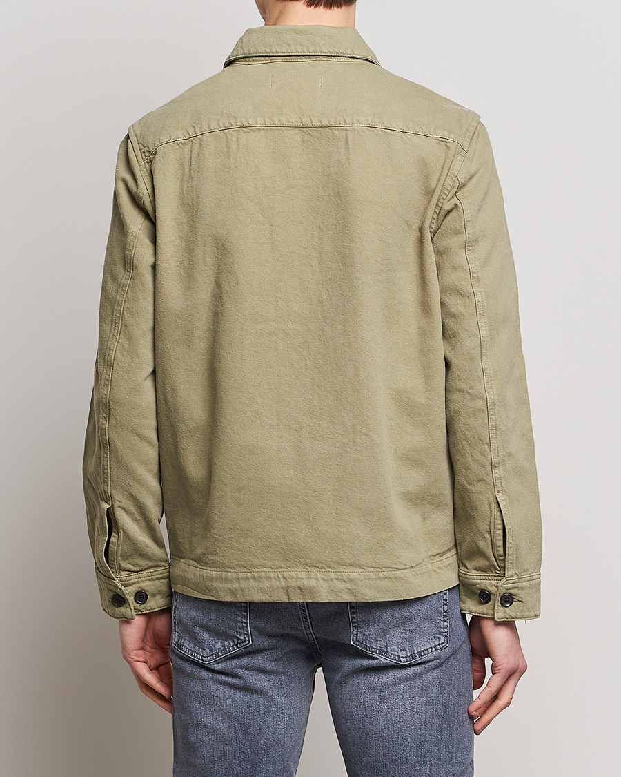 Herren | Hemden | J.Lindeberg | Lando Organic Twill Work Overshirt Aloe