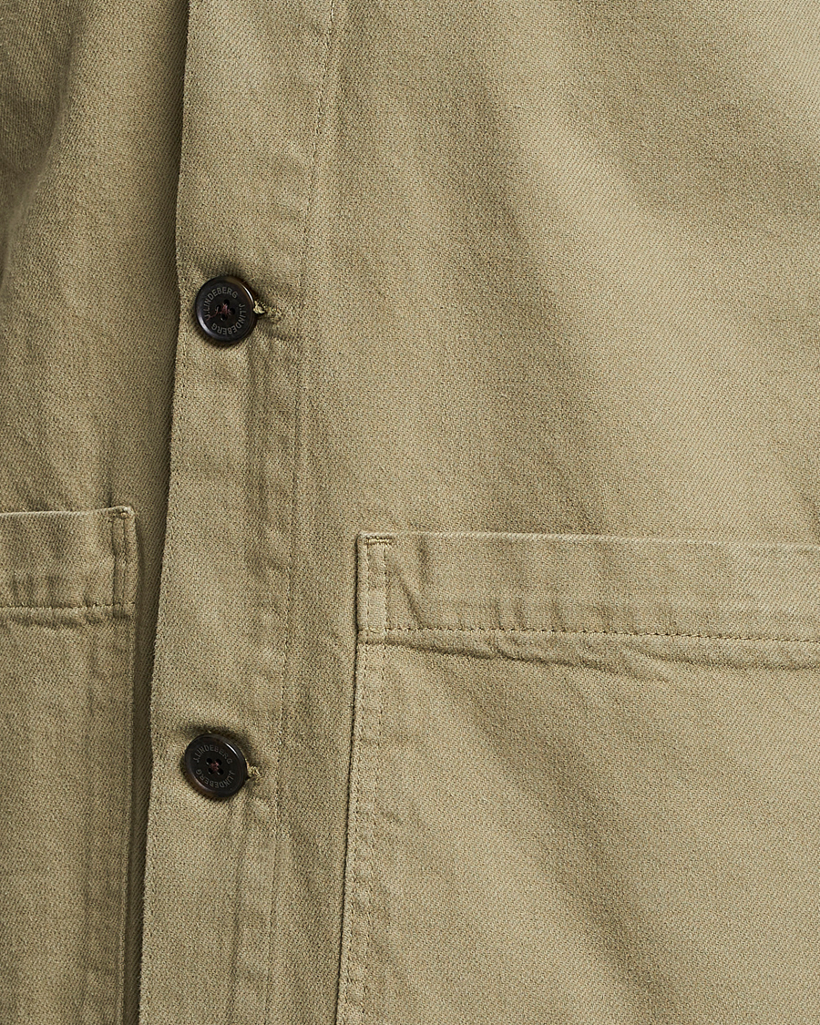 Herren | Hemden | J.Lindeberg | Lando Organic Twill Work Overshirt Aloe